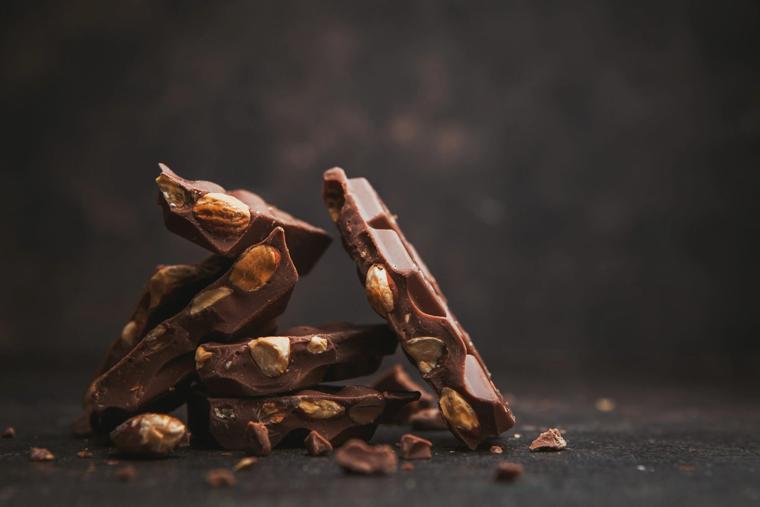 Barra de chocolate caseira